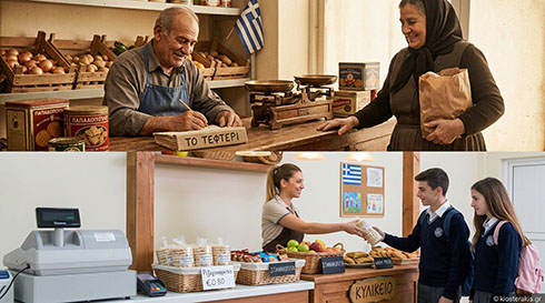 Από το «τεφτέρι» του μπακάλη στο χαμόγελο του σχολικού κυλικείου